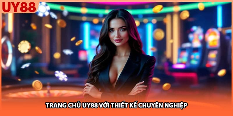 Trang chủ UY88 với thiết kế chuyên nghiệp